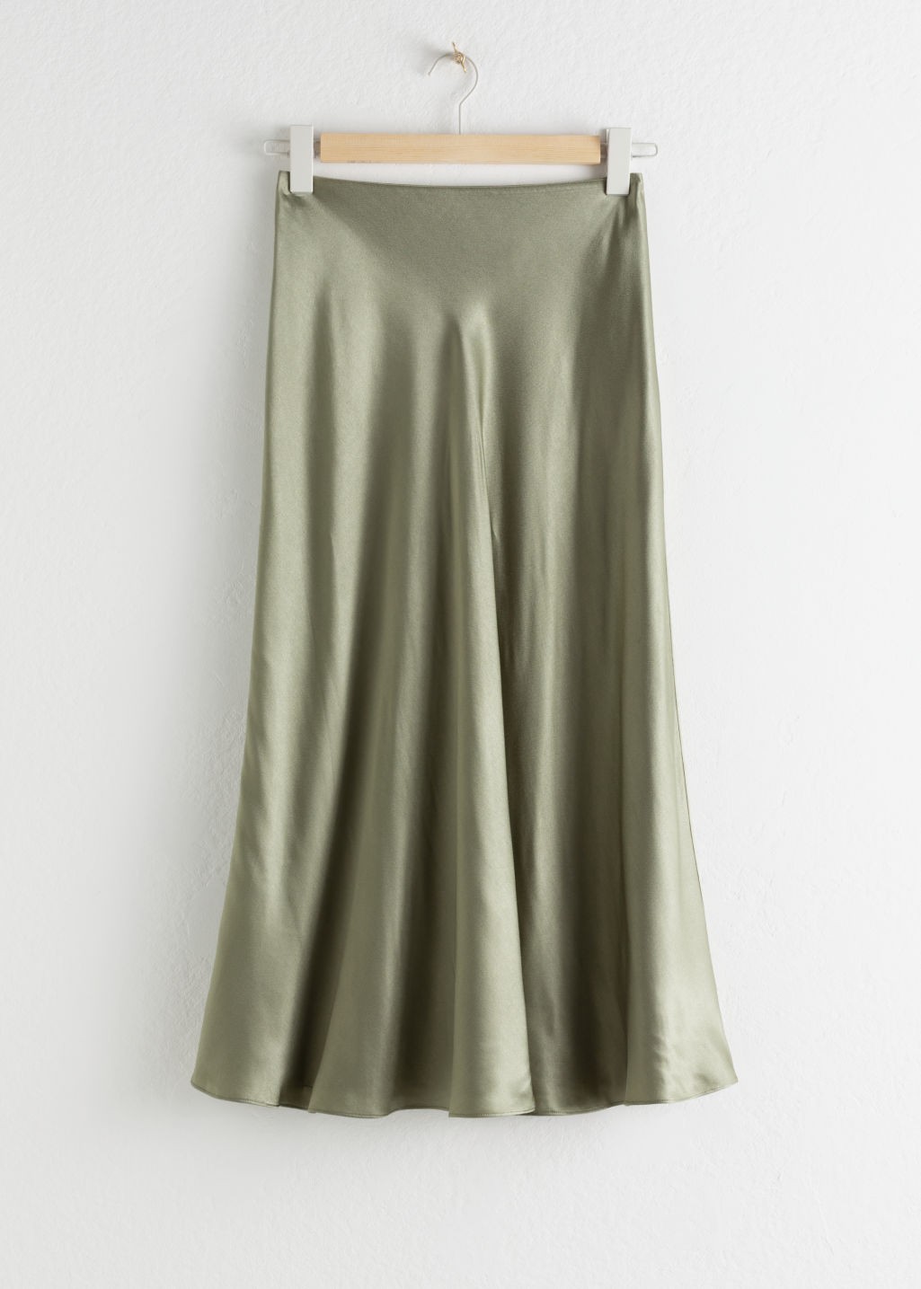 Bias Cut Satin Midi Skirt | & Other Stories (EU + UK)