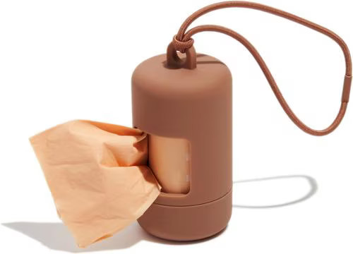 Wild One Dog Poop Bag Carrier, Cocoa | Chewy