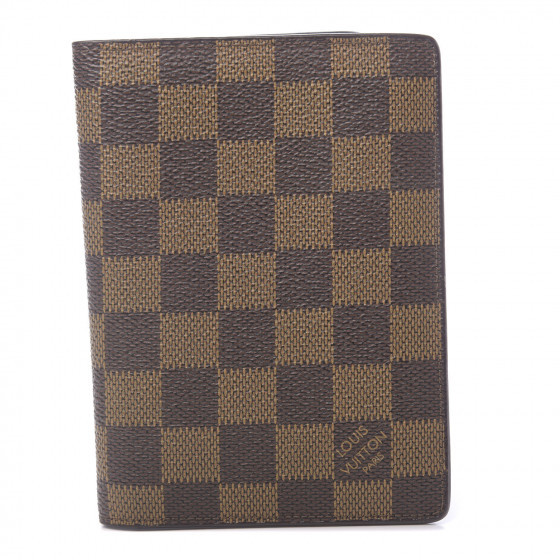 Damier Ebene Passport Cover | Fashionphile