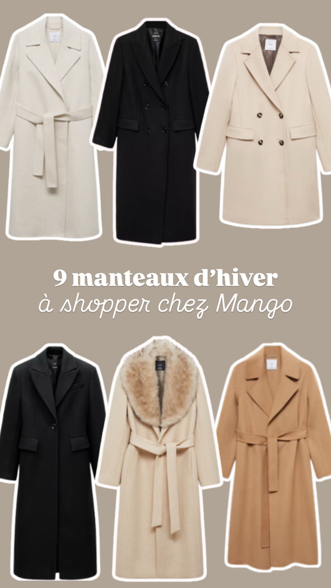 Sublimes les manteaux cette année chez Mango 🤍 

#LTKfrance #LTKworkwear #LTKwinter