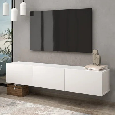 Ronnye Floating TV Stand Up to 80" TV's Wall Mounted Media Console | Wayfair North America