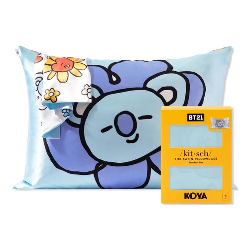 BT21 x Kitsch Satin Pillowcase Standard - Koya | Ulta