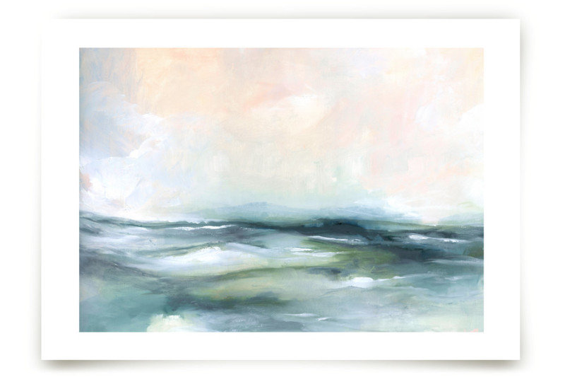 "Strawberry Sorbet" - Painting Limited Edition Art Print by Nicoletta Savod. | Minted