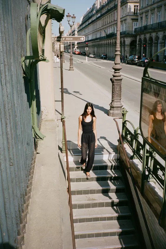 POLKA DOT BALLOON PANTS | Zara US