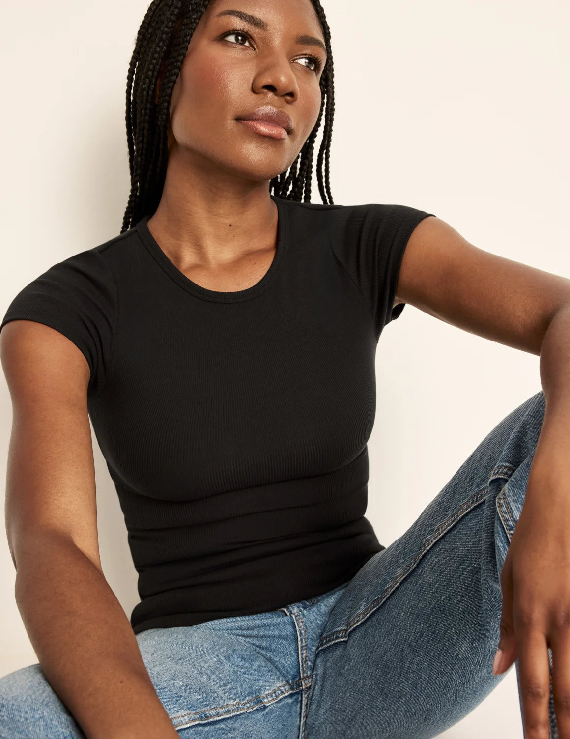 SculptRib™ Cotton T-Shirt | Knix