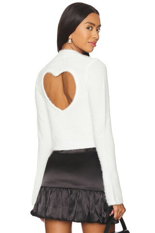 MORE TO COME Carolina Cut Out Sweater in Ivory from Revolve.com | Revolve Clothing (Global)