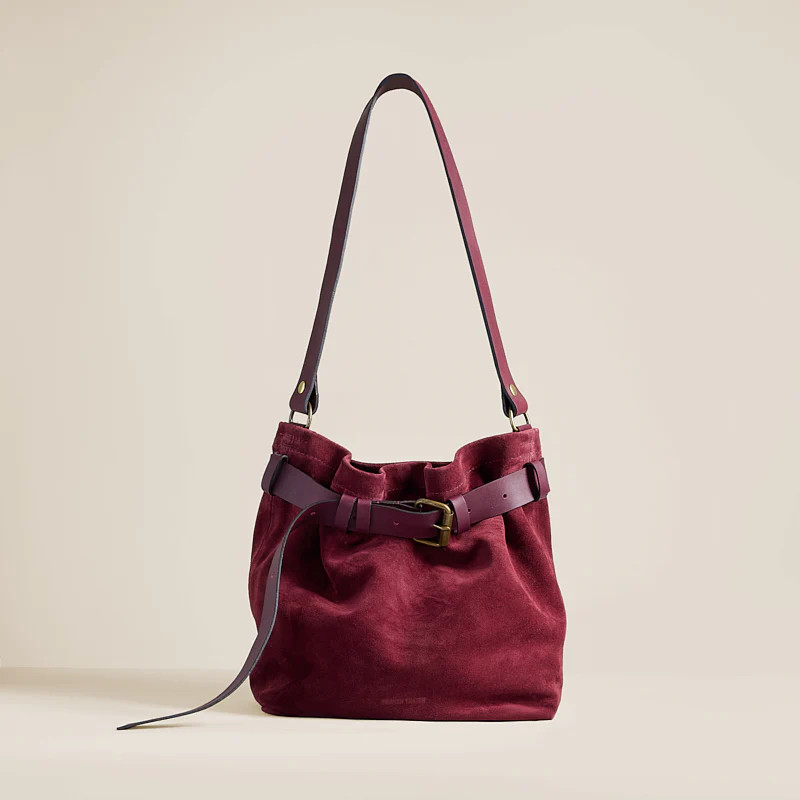 Belted Jane - Suede Bordeaux | Parker Thatch