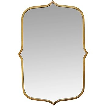Stratton Home Décor S23701 Mirror, 24.00W X 0.78D X 36.00H, Antique Gold | Amazon (US)