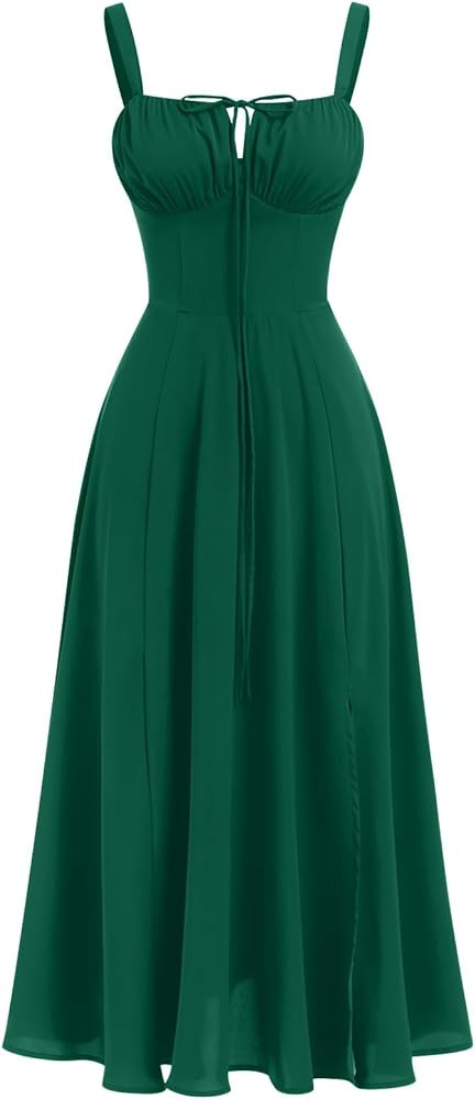 Women's Floral Corset Dress Formal Cocktail Dresses Going Out Casual Sundress Split Thigh Spaghet... | Amazon (US)