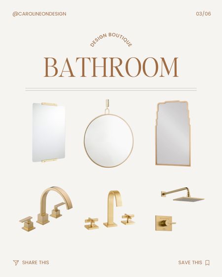 Sneak peek of my curated Bathroom Fixtures Boutique 🛁

#LTKhome