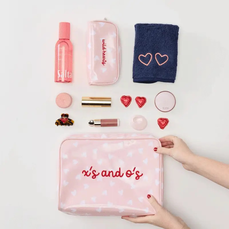 Large Patterned Toiletry Bag | Weezie Towels | Weezie Towels