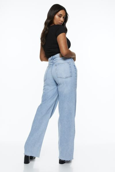 Wide Ultra High Jeans | H&M (US + CA)