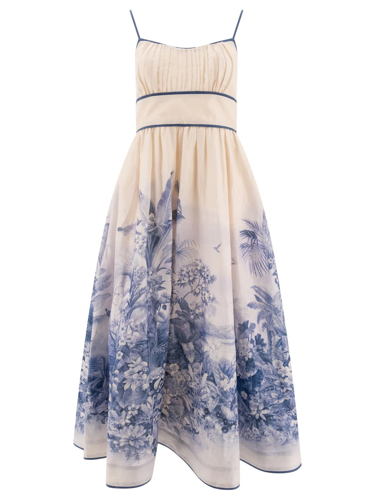 Zimmermann Wylie Floral Printed Picnic Dress | Cettire Global