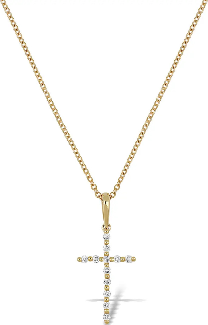 Diamond Cross Pendant Necklace | Nordstrom