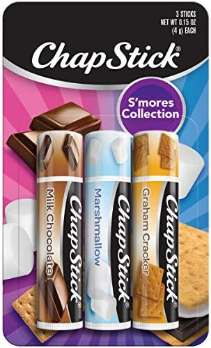 ChapStick S'mores Collection Graham Cracker, Marshmallow and Milk Chocolate Flavored Lip Balm Tub... | Amazon (US)