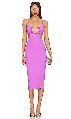 Susana Monaco Cut Out Dress in Snapdragon from Revolve.com | Revolve Clothing (Global)