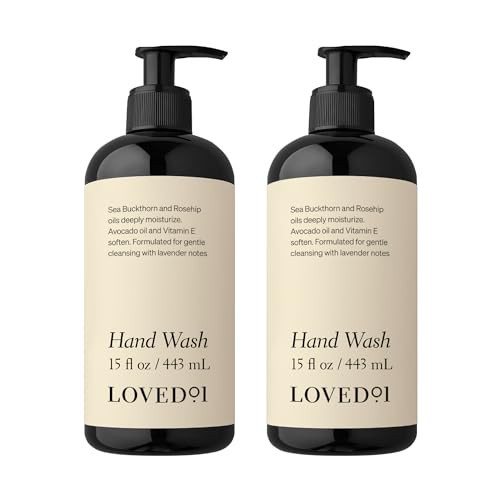 Loved01 Hand Wash, John Legend Skincare, Liquid Hand Soap, Gentle & Hydrating, Cruelty-Free, Oprah's Favorite Things, Formulated with Nourishing Oils & Soft Lavender, 2-Pack (15 oz each) | Amazon (US)
