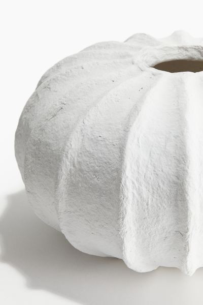Large Papier-maché Vase - Natural white - Home All | H&M US | H&M (US + CA)