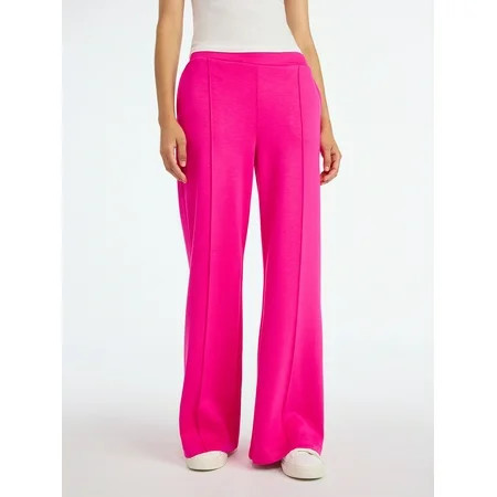 Scoop Women’s and Women’s Plus New Scubaknit Seamed Sweatpants Regular and Short Lengths Sizes XS-4X | Walmart (US)