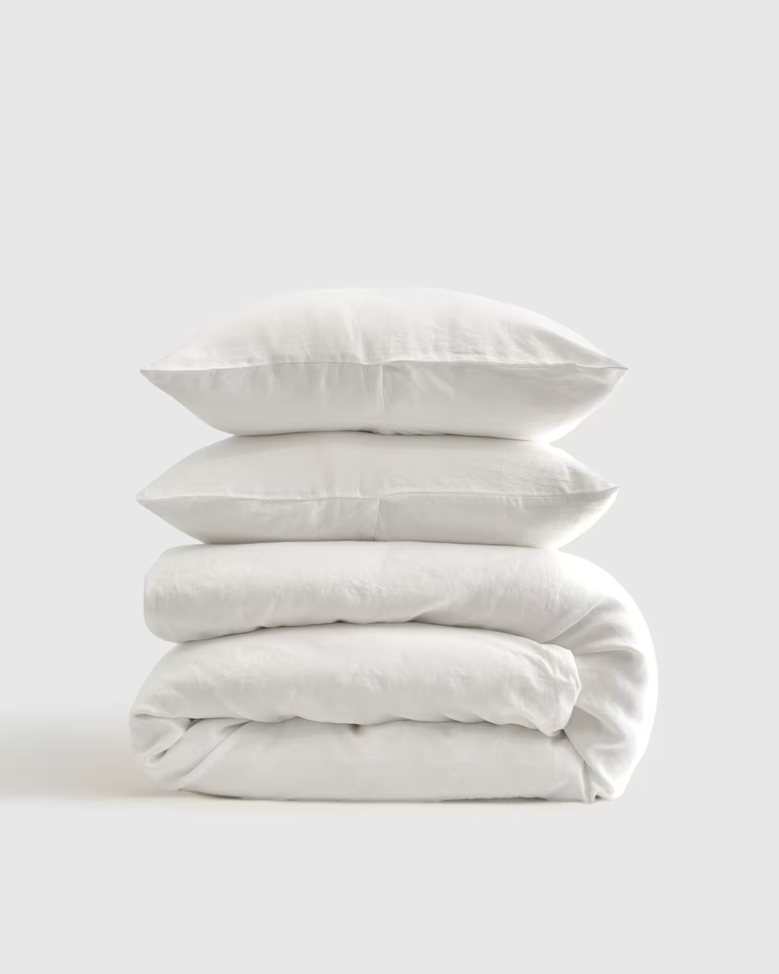 European Linen Duvet Cover Set in White | Quince