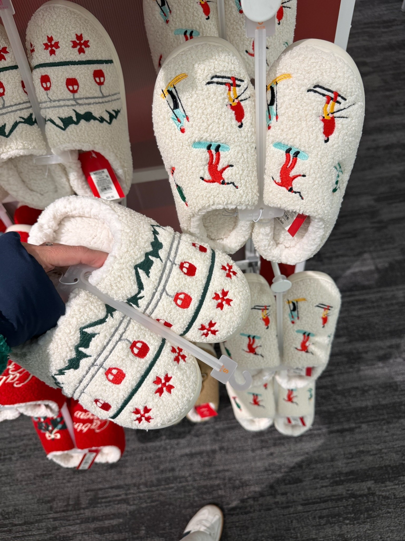Target slippers on sale 20% off! The cutest Christmas slippers!

Target finds, target fashion, target slippers, Christmas slippers

#LTKHoliday #LTKSeasonal #LTKFindsUnder50