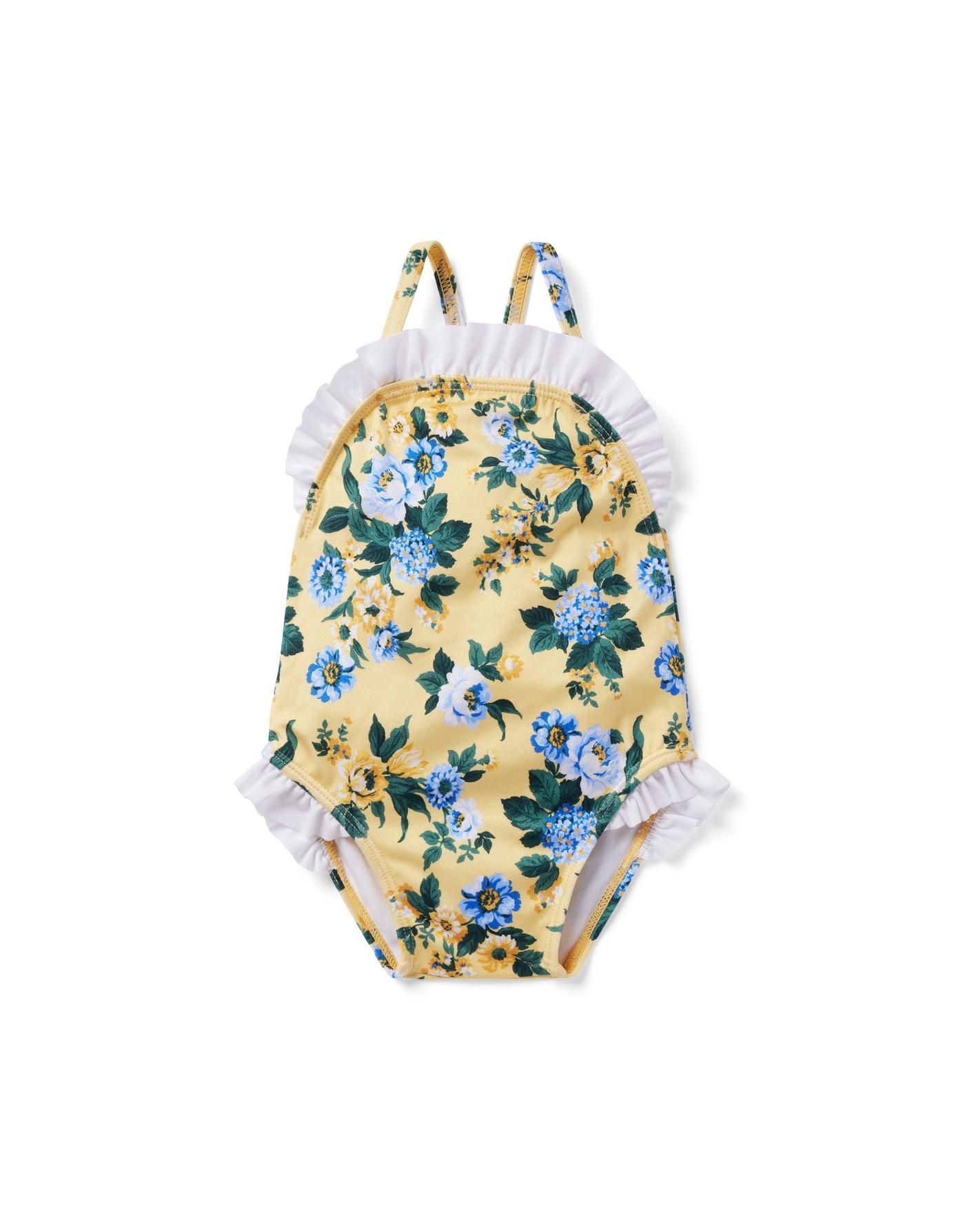 Baby Floral Ruffle Swimsuit | Janie and Jack