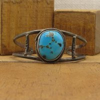 sterling Silver & Turquoise Cuff Bracelet + | Etsy (US)