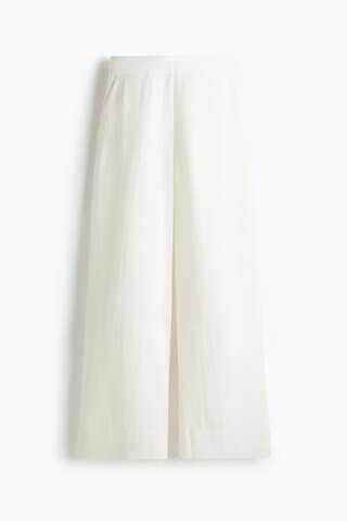 Wide-Leg Twill Pants | H&M (US + CA)