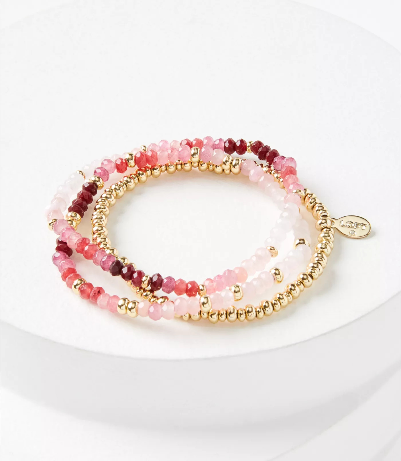 Beaded Stretch Bracelet Set | LOFT