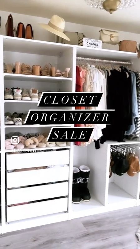 Closet organizer sale. Organization. Storage 

#LTKSale #LTKsalealert #LTKhome