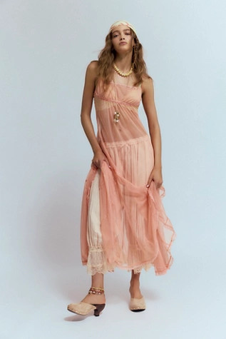Madeline Mesh Maxi Slip | Free People (Global - UK&FR Excluded)