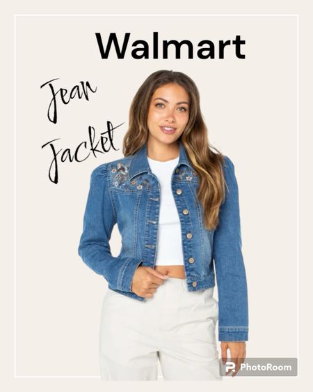 Walmart cute Jean jacket. Size up. 

#jeanjacket
#walmart

#LTKfindsunder50 #LTKstyletip