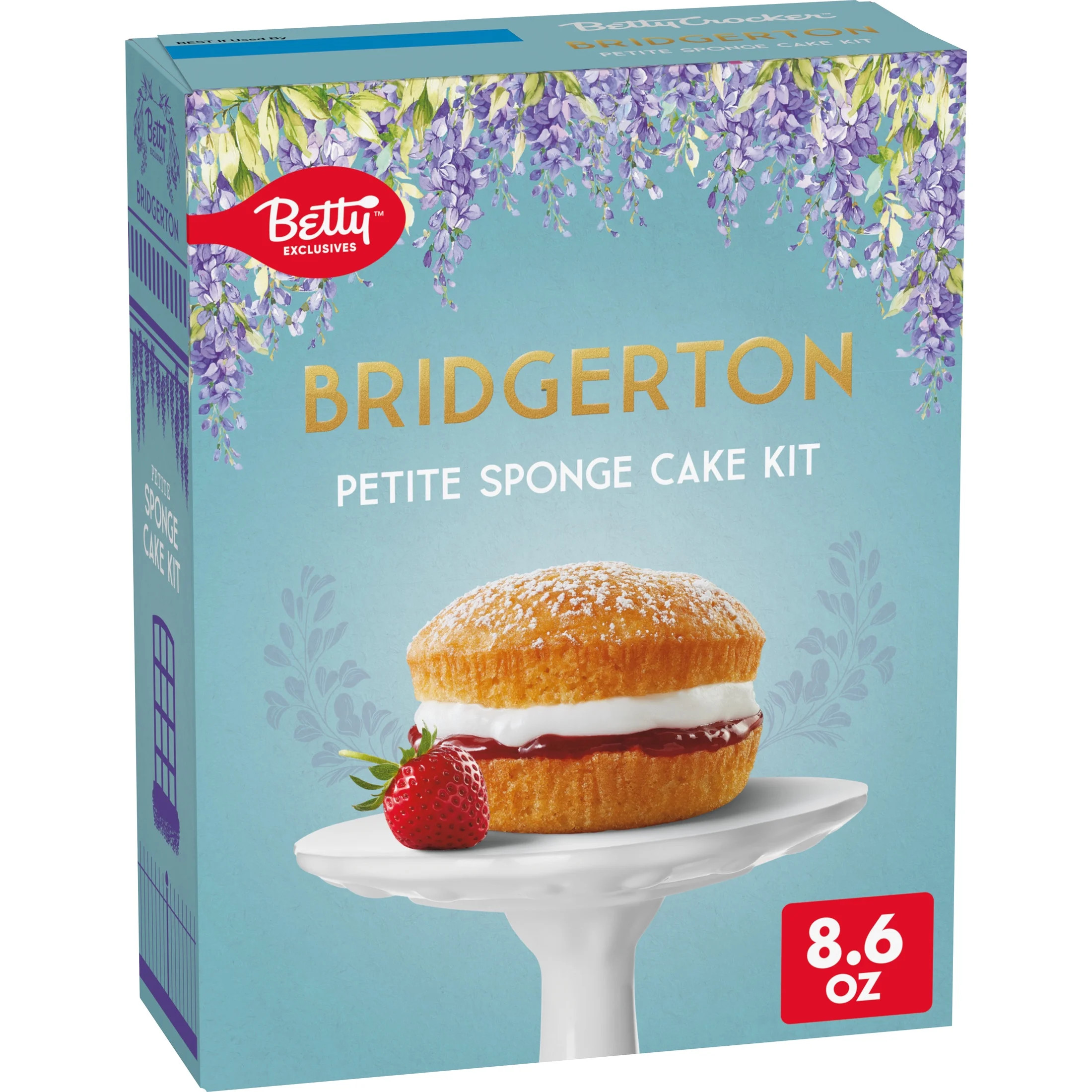 Betty Crocker Bridgerton Petite Sponge Cake Baking Kit, 8.6 oz | Walmart (US)