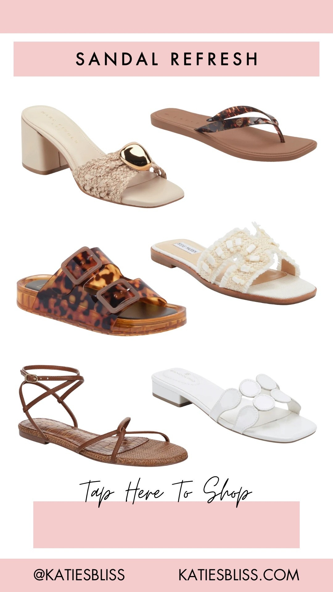 Sandal refresh 👡

Sandals. Flip flop. Heeled sandal. Jelly sandals. Strappy sandals. Vacation. Beach.

#LTKSeasonal #LTKTravel