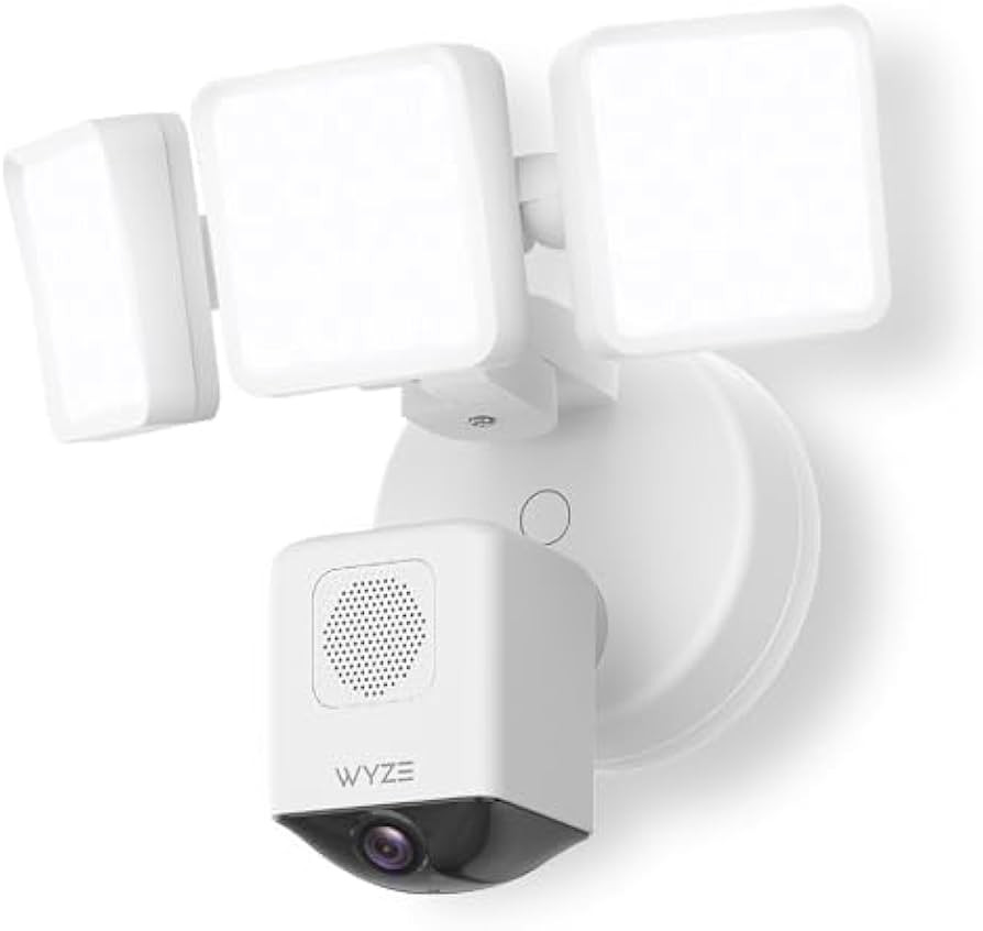 WYZE Floodlight Camera Pro, PCMag Editor's Choice 3000-Lumen LEDs, 2.5K HD Outdoor Security Camer... | Amazon (US)