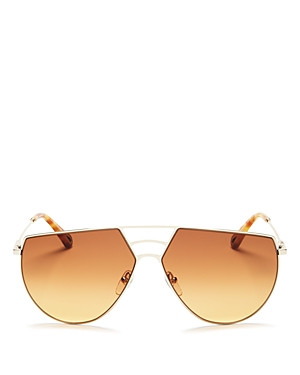 Chloe Women's Ricky Triple Bridge Gradient Aviator Sunglasses, 62mm | Bloomingdale's (US)