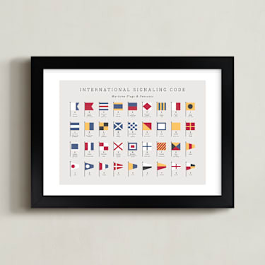 maritime alphabet | Minted