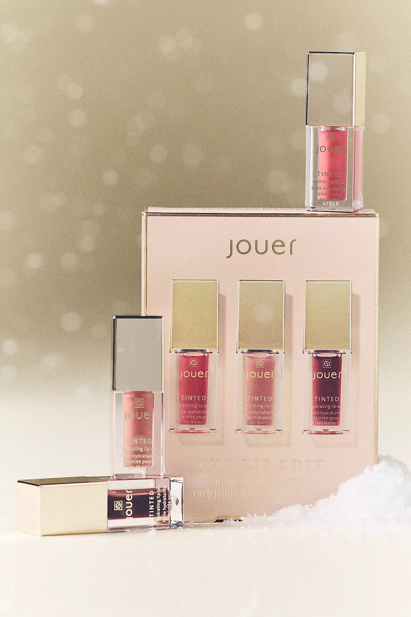 The Lip Edit: Jouer Deluxe Tinted Lip Oil Trio | Anthropologie (US)