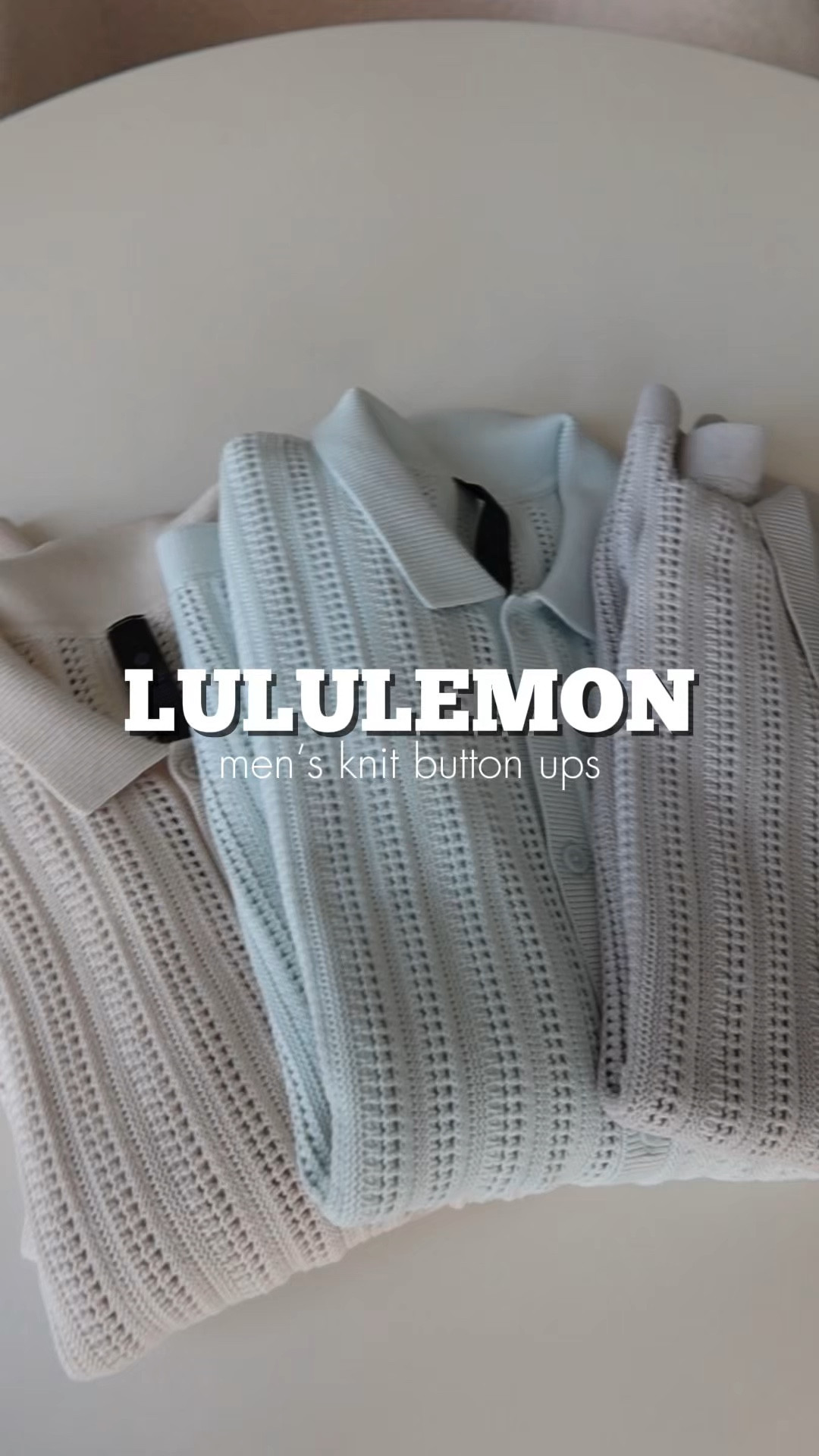 Men’s knit button up shirts. Perfect for vacation/summer nights. Fit true to size. Can also be worn open with white tee or tank under 

#LTKSummerEdit #LTKMens