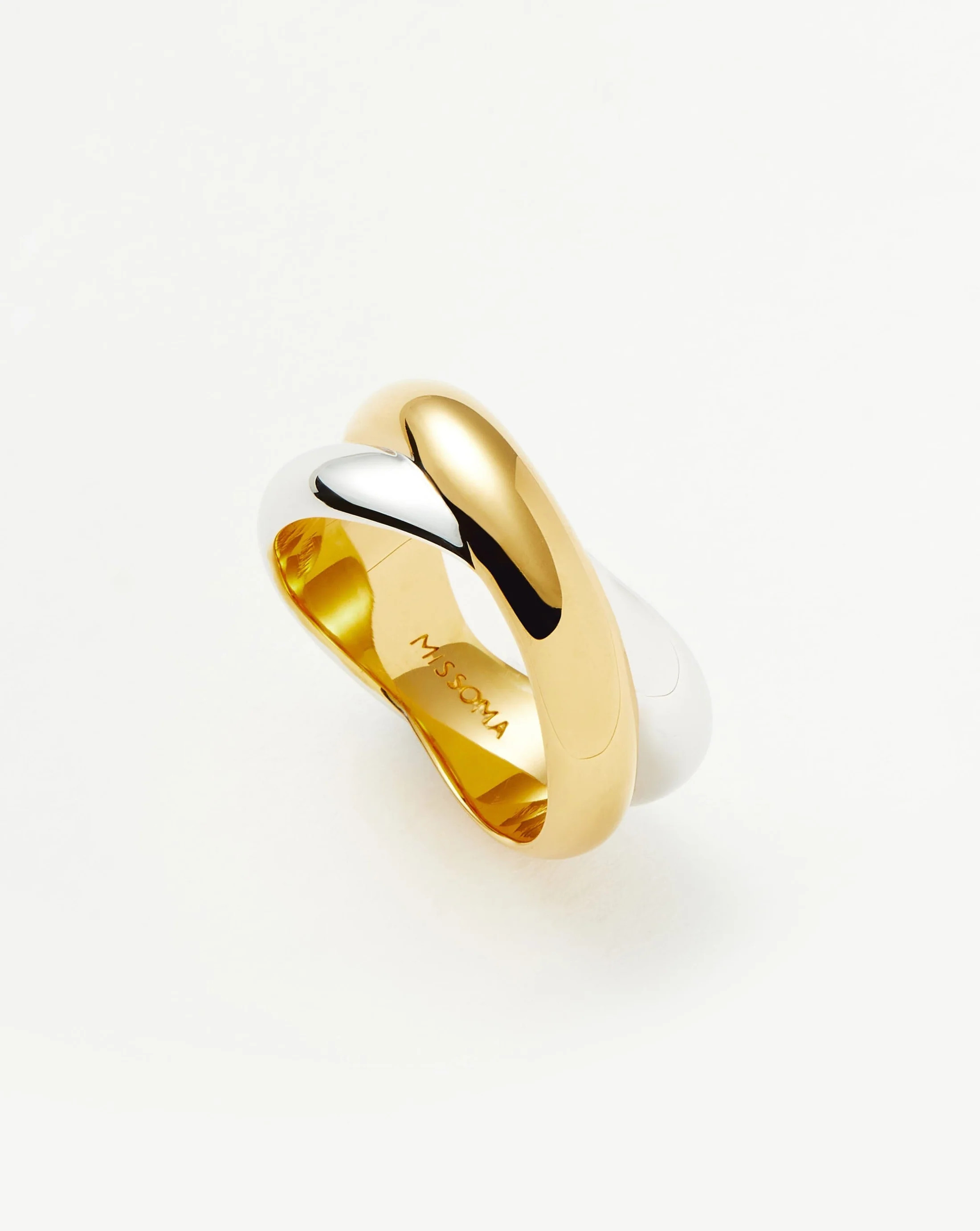 Lucy Williams Chunky Entwine Ring | gold & Silver | Missoma UK