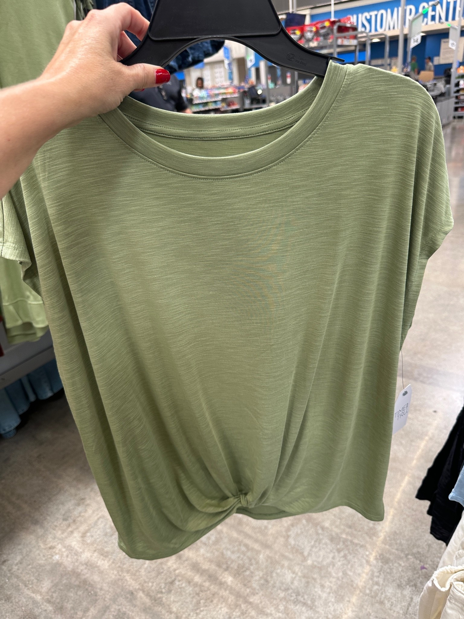 Another Walmart find worth grabbing. 

This sage twist-front tee is soft, breathable, and easy to dress up or down. 

Perfect transition piece for warm days that are starting to cool off. 

Linked ⬇️

#LTKmomlife #LTKdayinmylife #LTKSeasonal