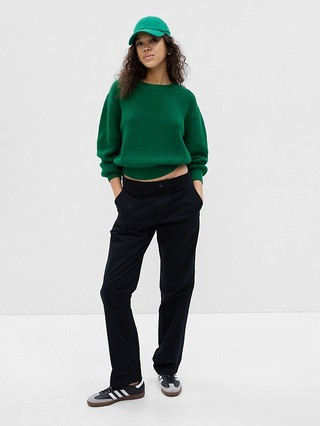 Shaker-Stitch Crewneck Sweater | Gap (US)