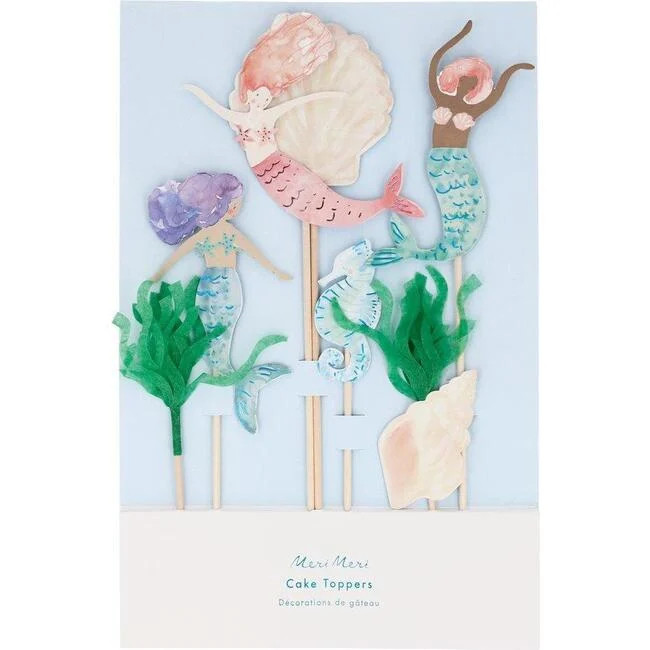 Meri Meri | Mermaid Cake Toppers | Maisonette | Maisonette