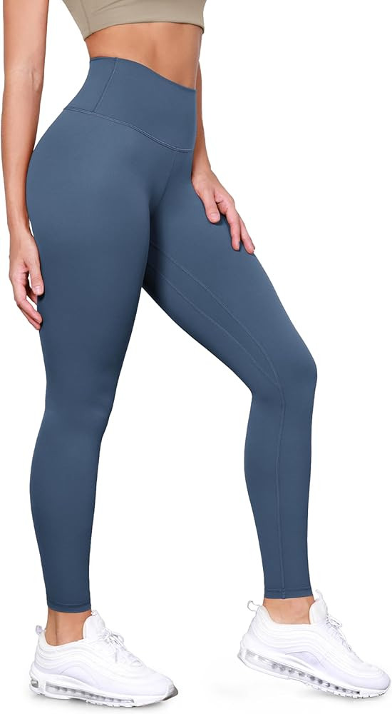 ODODOS Tummy Control Compression Leggings for Women, 25" / 28" High Waist Workout Running Yoga Pa... | Amazon (US)