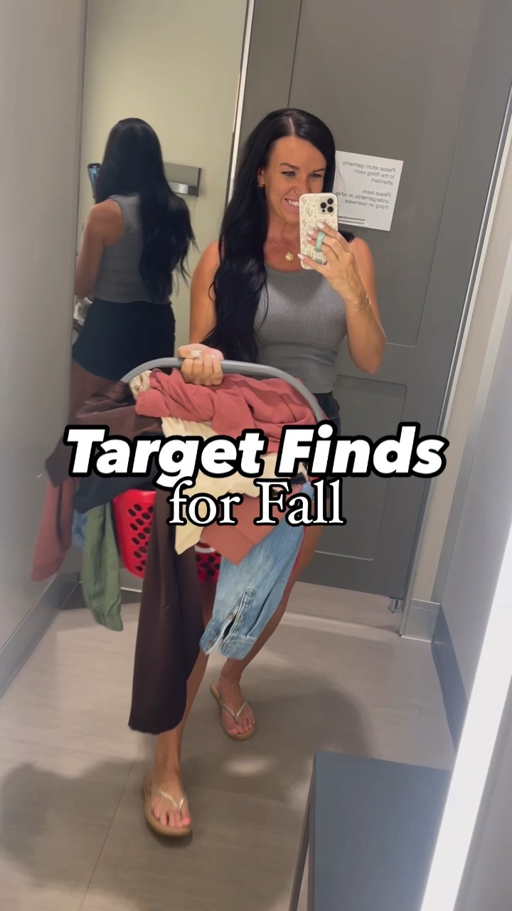 Target finds for fall!! 🎯 

So many great pieces to wear now and later, too… just add boots, booties, clogs, or sneakers!

SIZE and FIT details: (I’m 5’5” and usually wear a 4/27 for reference.)
•Cropped wide leg jeans: more colors! Fit TTS, I’m in a 4.
•Ribbed boatneck top: fits TTS, I’m in a S. 4 other colors!
•Oversized denim shirt: fits TTS, I’m in a S.
•Button-down cardigan: more colors! I sized down one size to an XS.
•Tailored mini skirt: fits TTS, I’m in a 4.
•Straight leg soft pull-on pants: come in more colors! Fit TTS, I’m in a S.
•Scuba zip-up hoodie: comes in lots of fun colors- this one is “rust”! Athletic crop fit. I got my normal size S.
•High-rise bigger pants: also come in gray and tan. Fit TTS, I’m in a S. (Mockneck top is out of stock)
•Ruffle midi skirt: also comes in black with tiny white polka dots. Fits TTS, I’m in a S.


@target @targetstyle #targetstyle #targetfashion #tryonhaul #Itkseasonal #Itkfindsunder50 #Itkxtarget
#target #tryonreel #targetdeals #falloutfits #targetdoesitagain #teacherswholift #targetcircle Target finds, fall outfit, mom style, hoodie season, midi skirt, fall photos outfit, teacher outfits

#LTKVideo #LTKFindsUnder50 #LTKWorkwear