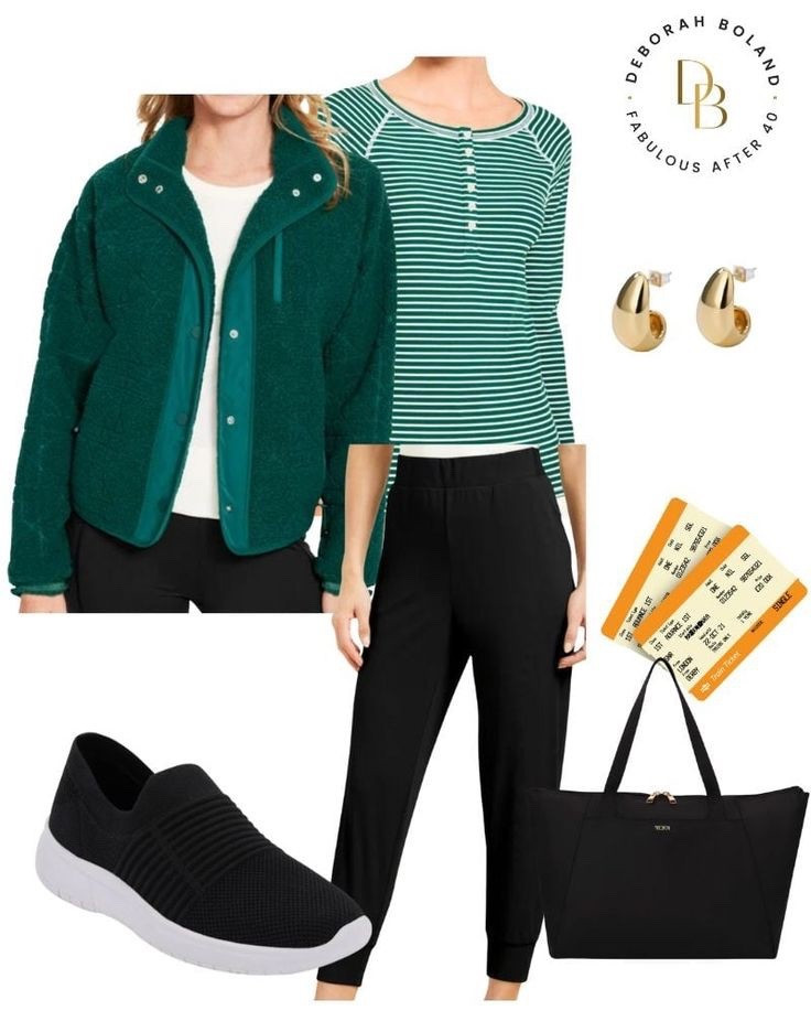 ✨ Travel mode: cozy & chic ✨
There’s nothing better than slipping into an outfit that’s comfortable and stylish for holiday travel. Soft layers, easy-to-wear pieces, and sneakers that can handle a little extra walking — this is my go-to for airports, road trips, or any adventure that gets me to the holiday festivities in comfort.

Because let’s be honest… arriving relaxed and put-together is half the joy of the season. ✈️✨🖤

#LTKTravel #LTKHoliday #LTKOver40