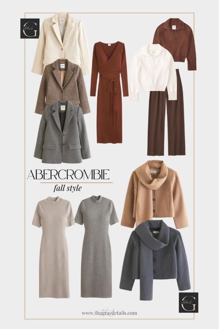 Abercrombie new arrivals 

Scarf jacket
Sweater dress
Brown trousers 
Fall work outfit 
Fall blazer
Fall outfit 

#LTKover40 #LTKstyletip #LTKworkwear