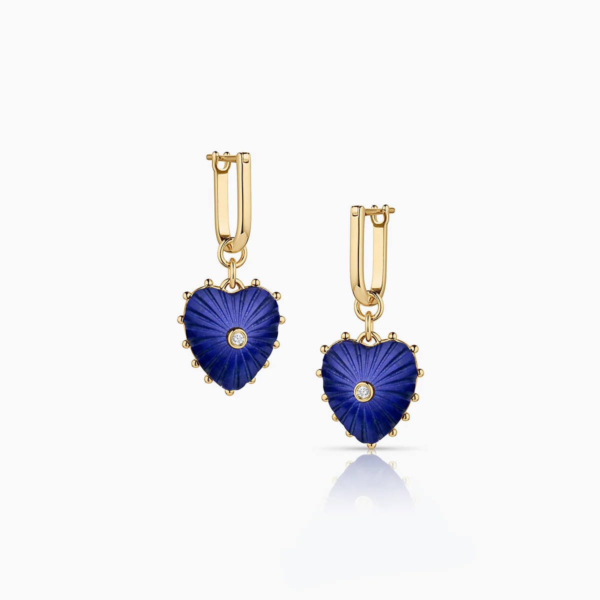 Isabel Lapis Heart Earrings | THATCH