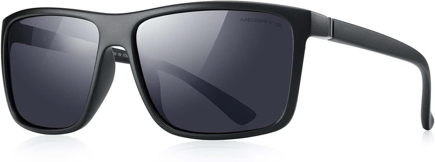 MERRY'S Rectangular Polarized Sports Sunglasses for Men Women Cycling Driving Fishing UV400 Prote... | Amazon (US)