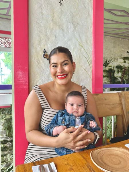 - stripe skirt & cropped tank set from Red Dress, great for vacation! 
Baby denim jacket 
Travel
Trips
Resort wear
Vacation
Spring outfit 
summer outfit
#LTKstyletip #LTKtravel

#LTKBaby #LTKMidsize #LTKTravel